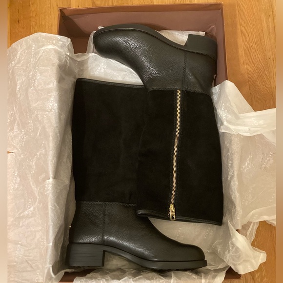 NEW Black Coach boots BAILEY SAFARI - Picture 2 of 6